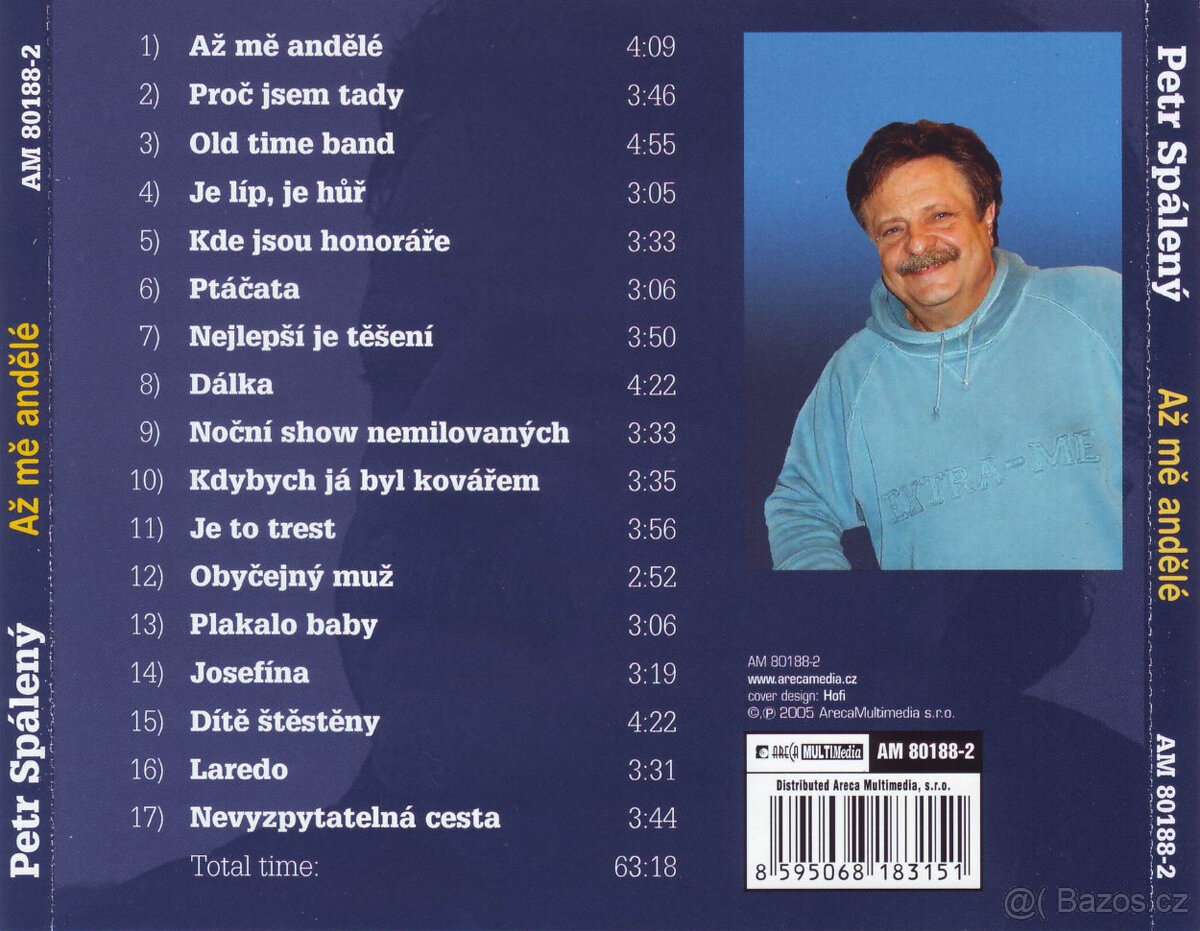 CD Petr Spálený - Až mě andělé - 2