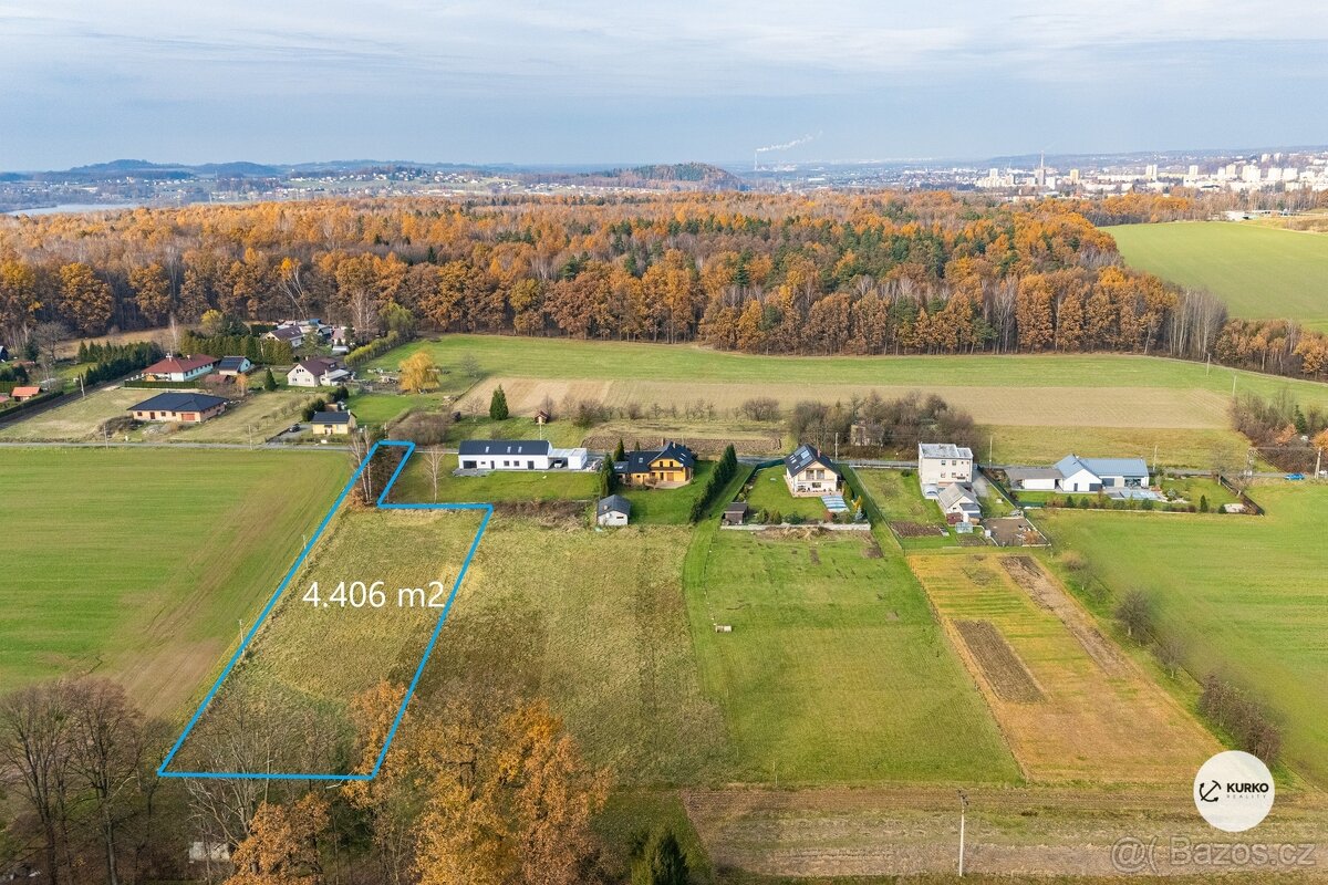 Pronájem pozemku 4406 m2 – Kunčičky u Bašky - 2