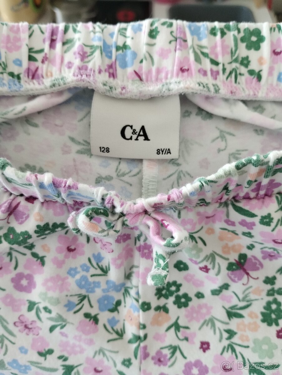 C&A letní kalhoty č.128 - 2