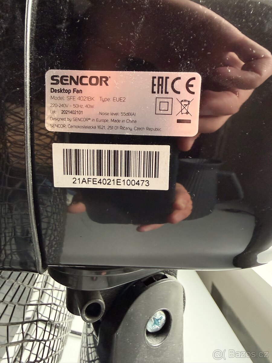 Ventilátor Sencor SFE 4021BK - 2