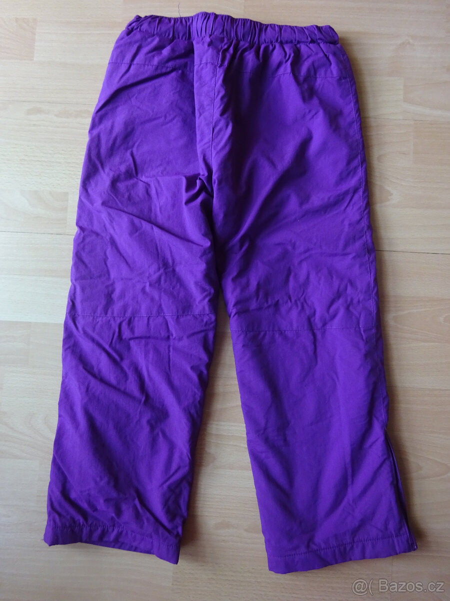 Vyteplené kalhoty vel. 122 - 2
