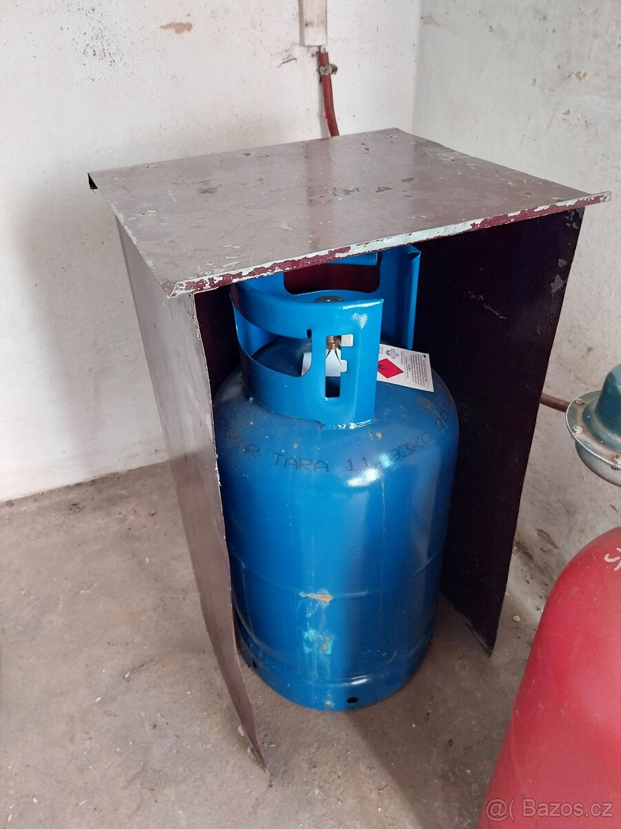 Plechový kryt na PB láhev - 2