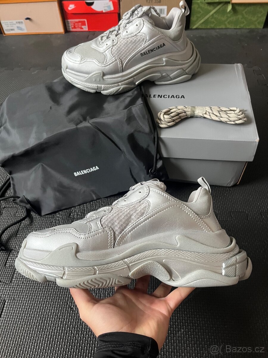 Balenciaga Triple S Silver - 2