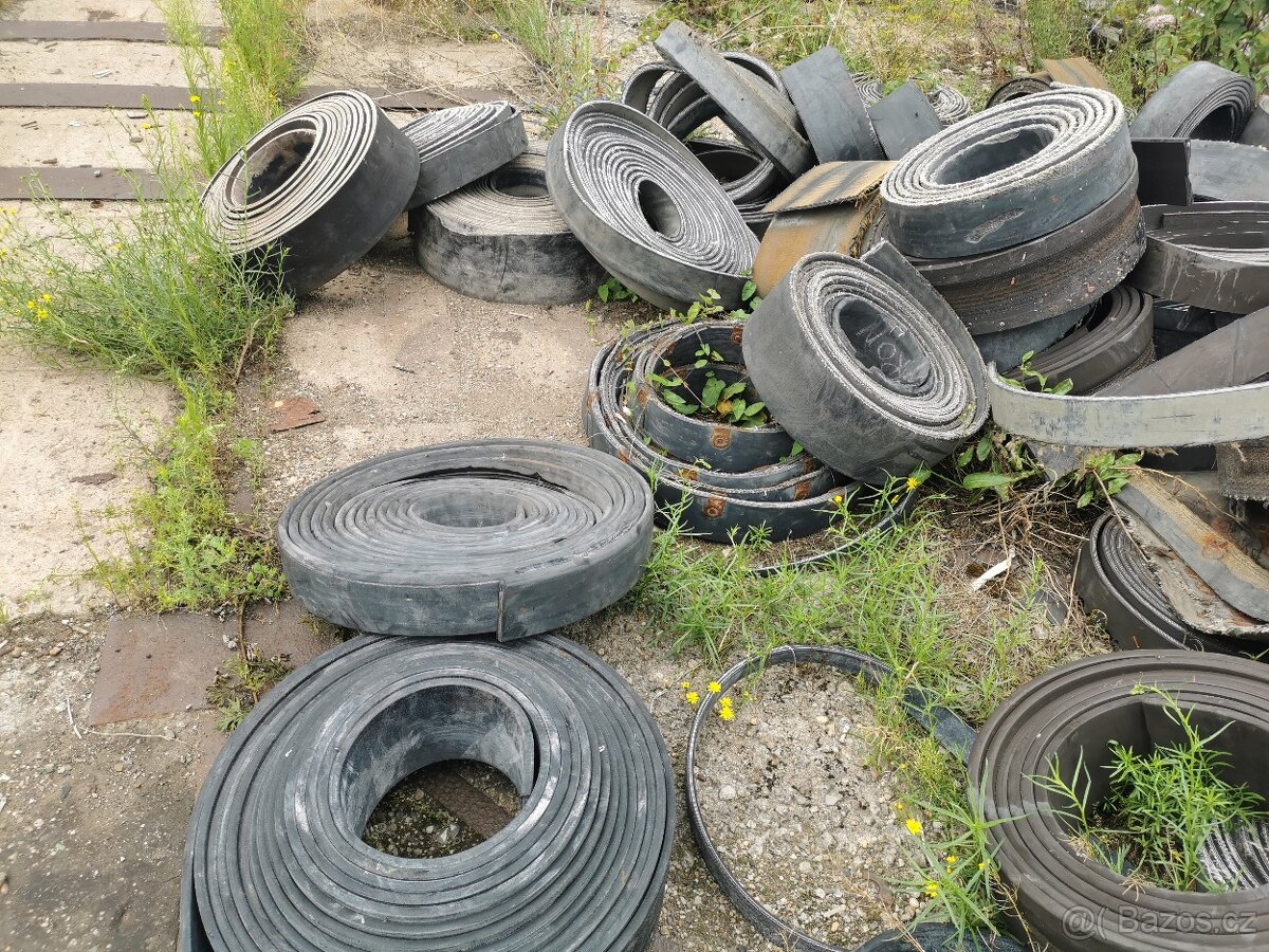 Gumové pásy - nařezané 5 - 20 cm kotouče - 2