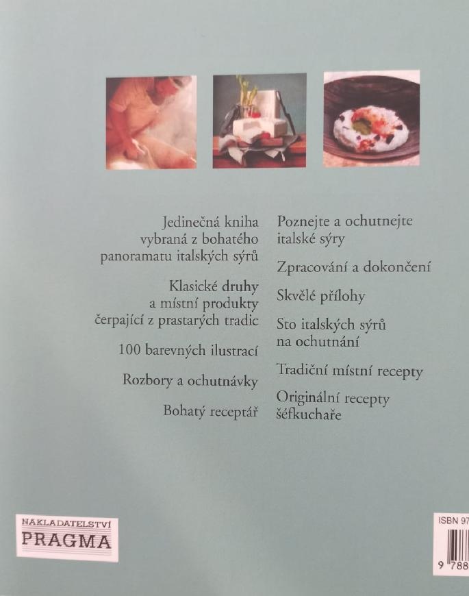 Kniha Italské sýry - 2