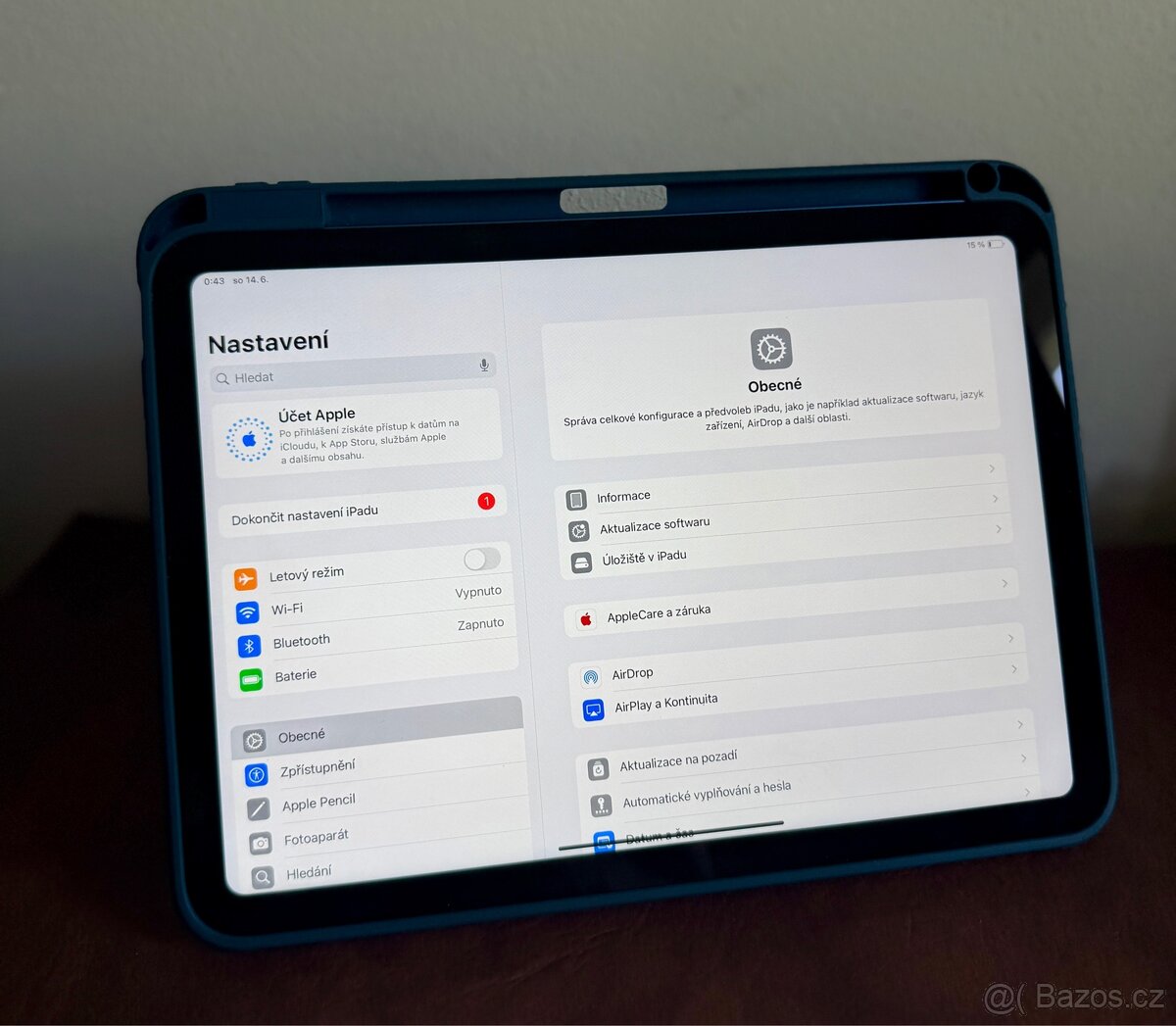 iPad 10,9” 64GB + pouzdro - 2