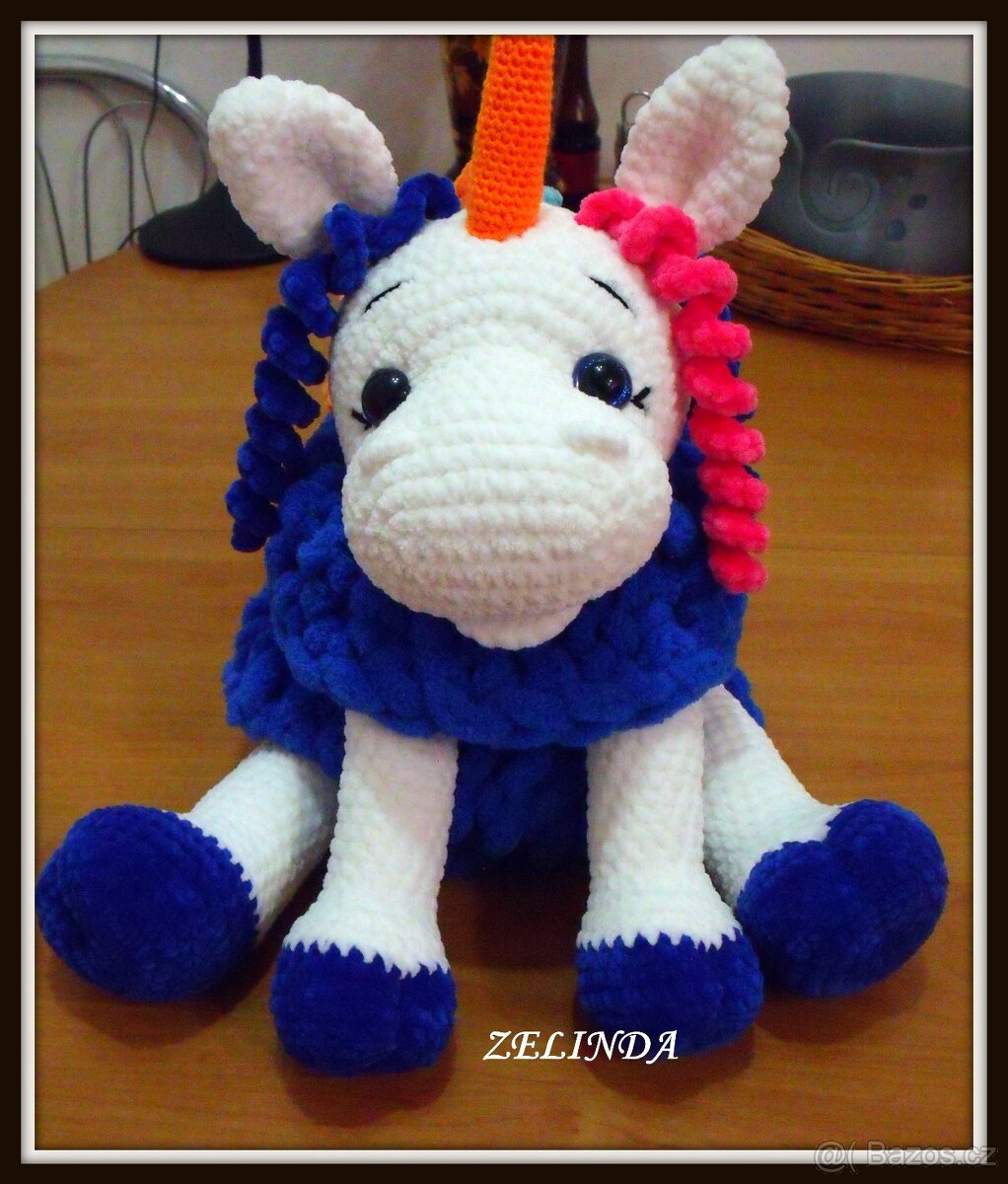 PYŽAMOŽROUT JEDNOROŽEC - modré tělo - 2