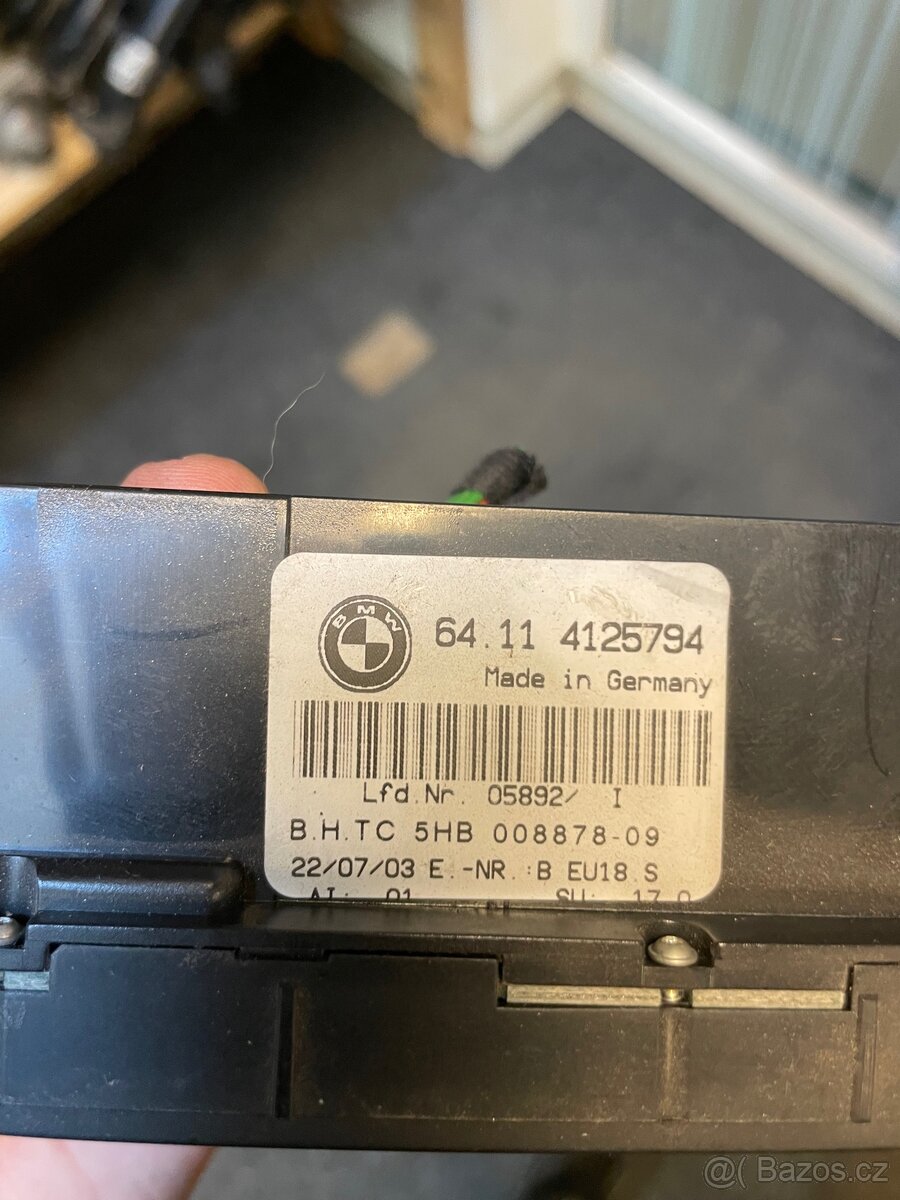 Bmw e46 facelift clima panel - 2