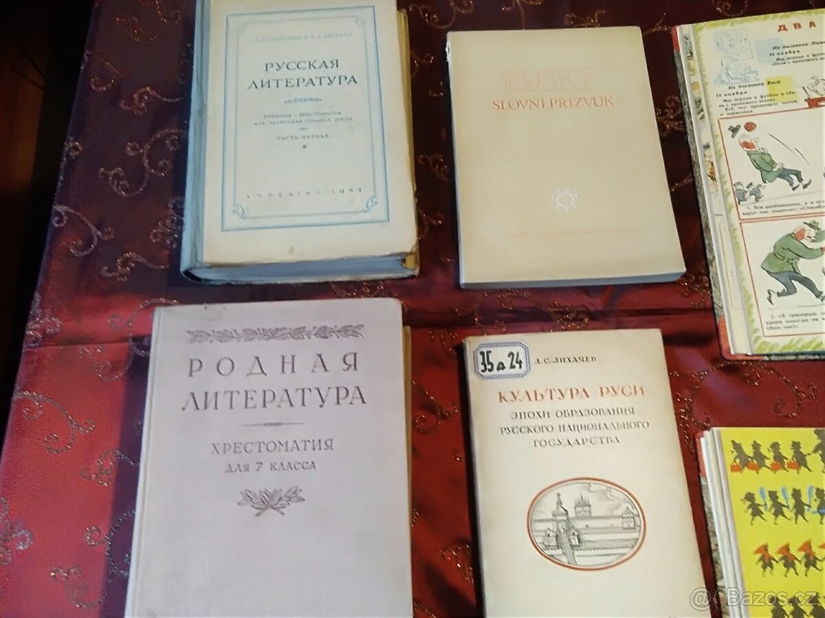 stare ruske knihy-mapy-vazane detske casopisy - 2