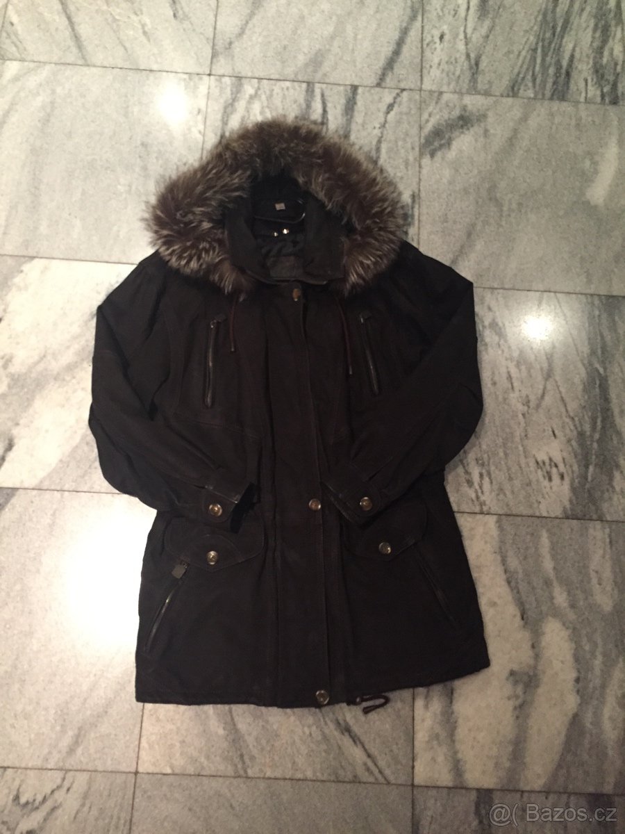 Krásná kožená bunda vel. 42 - 2