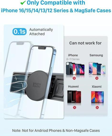 YOSH Mag-Safe držák do auta - 2