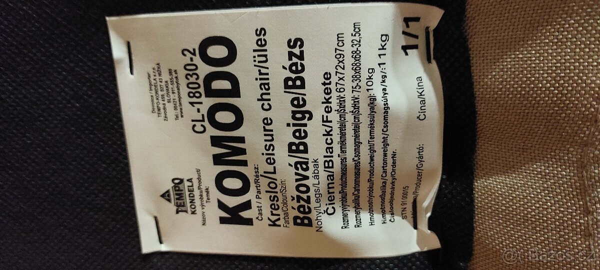 Béžové otočné křeslo - 2