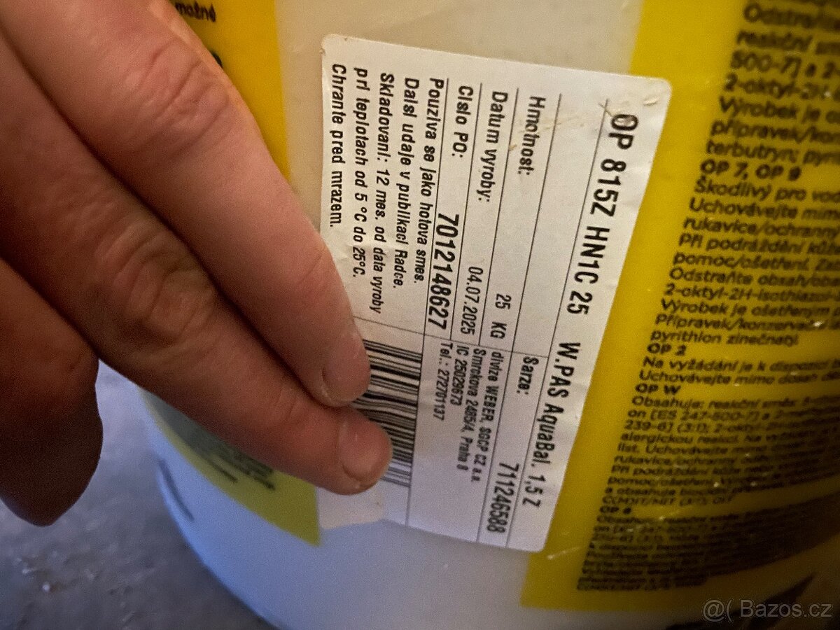 Fasádní omítka Weber - 2