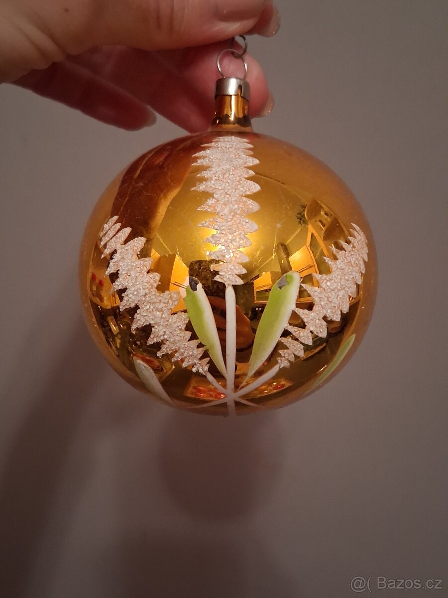 Retro vánoční ozdoby 22ks - 2
