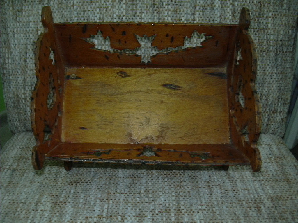 Dřevěná retro kolébka - 2