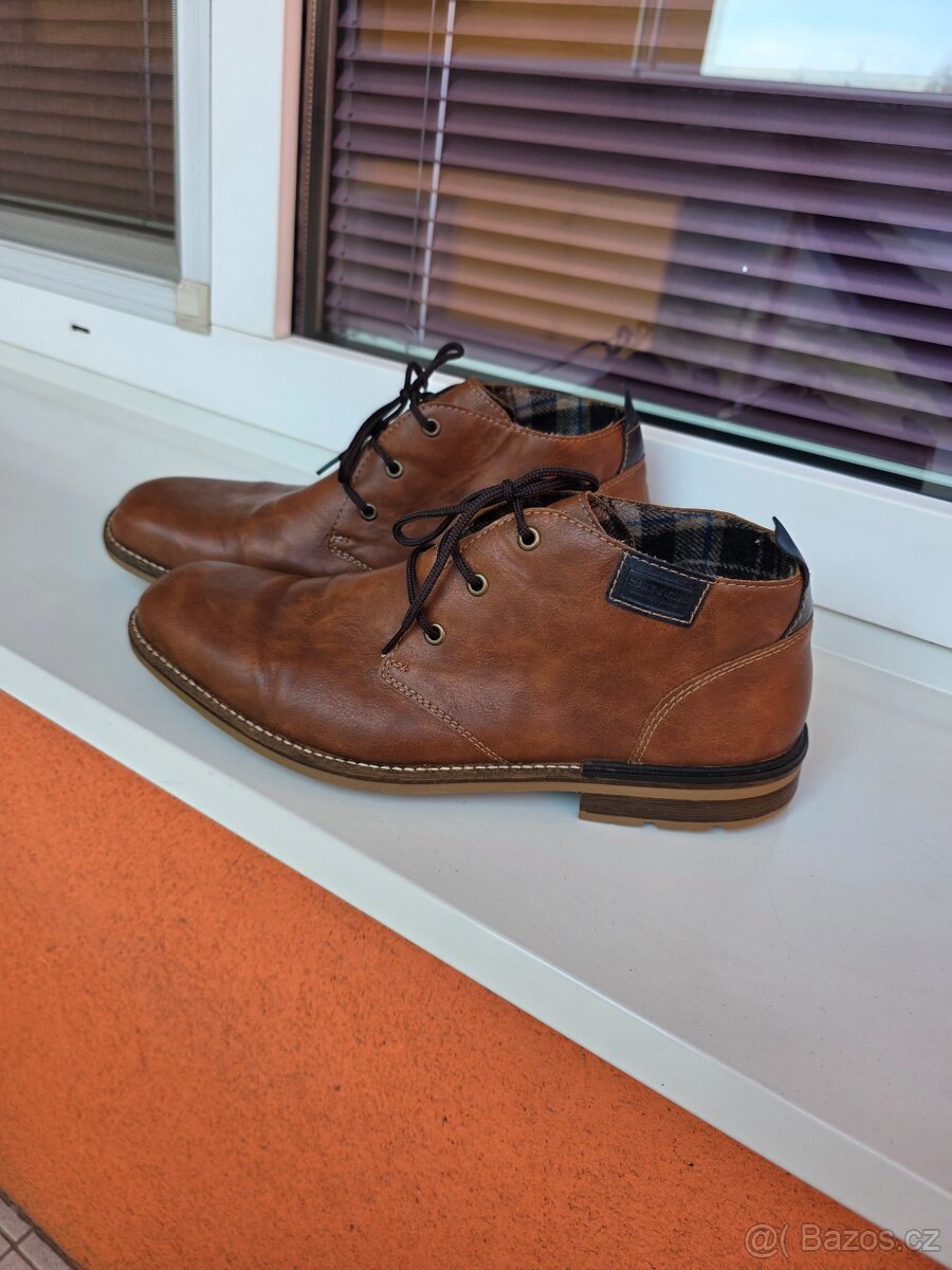 Kotníkové boty Rieker - hnědá - 2