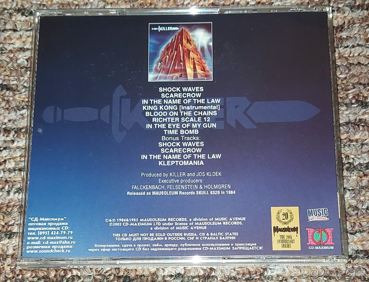 CD KILLER - SHOCK WAVES 1984 - 2