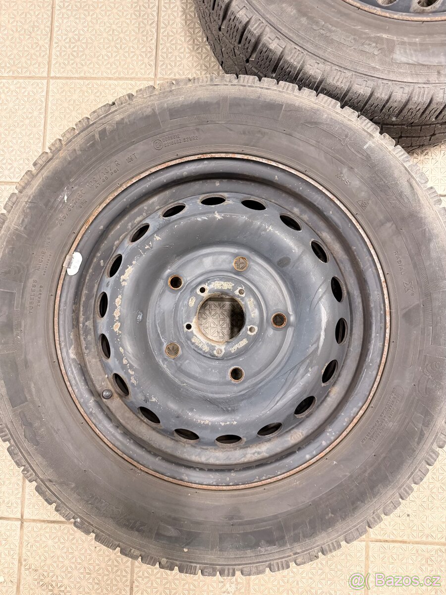 Ford Custom sada plechových kol R16 - 2