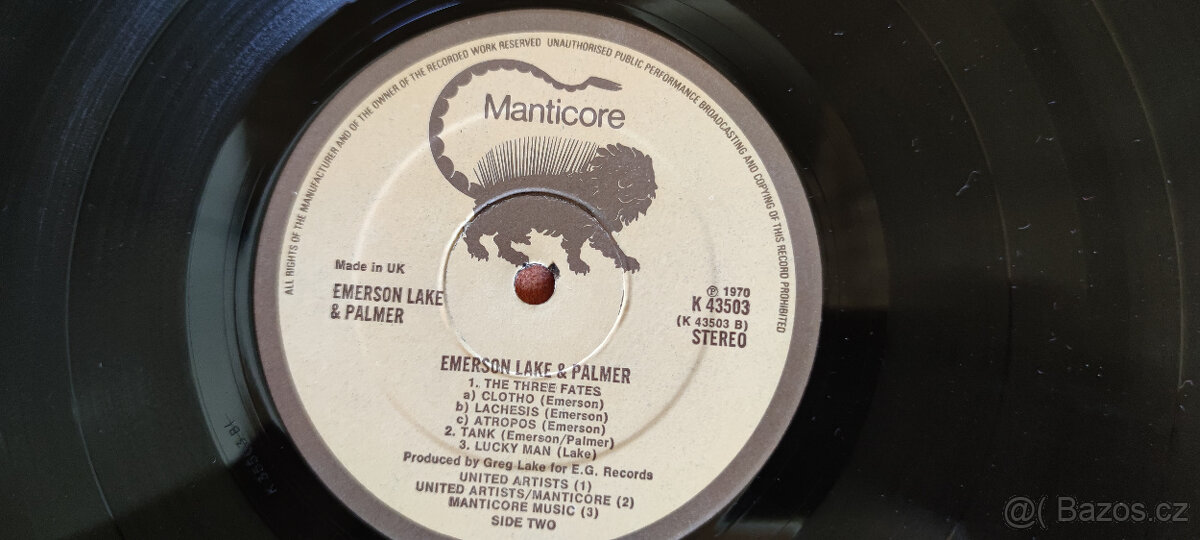 ELP The Barbarian vinyl - 2