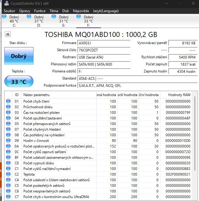 HDD 1TB toshiba - 2