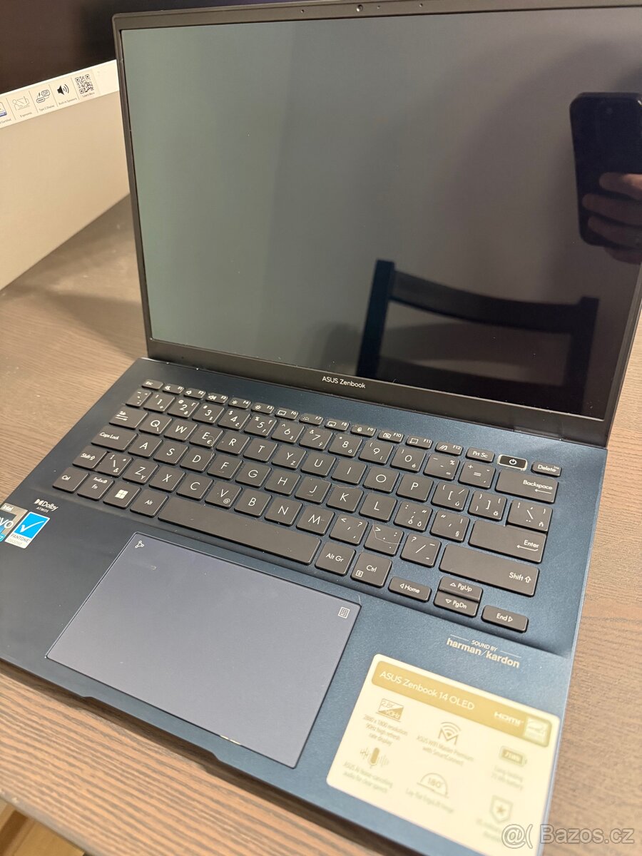 Notebook ASUS Zenbook 14 Ponder Blue celokovový - 2