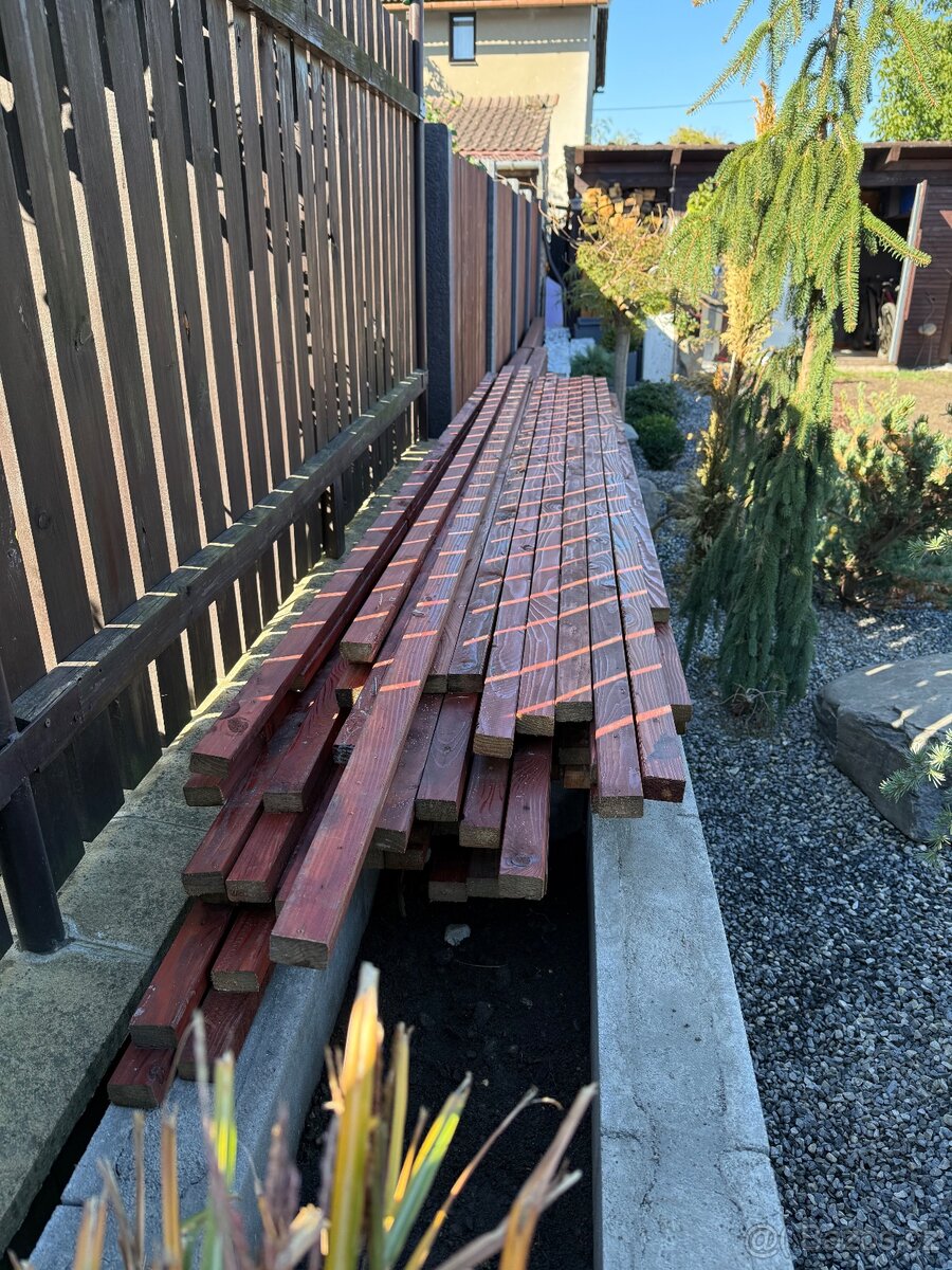 Hoblobané dřevěné hranoly sibiřský modřín - 2