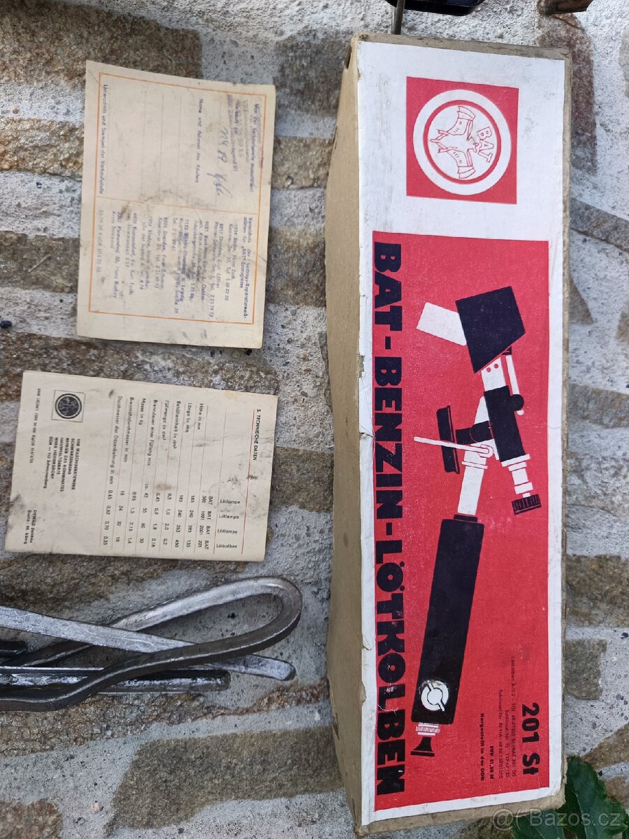 Retro benzínová pájka BAT - 2