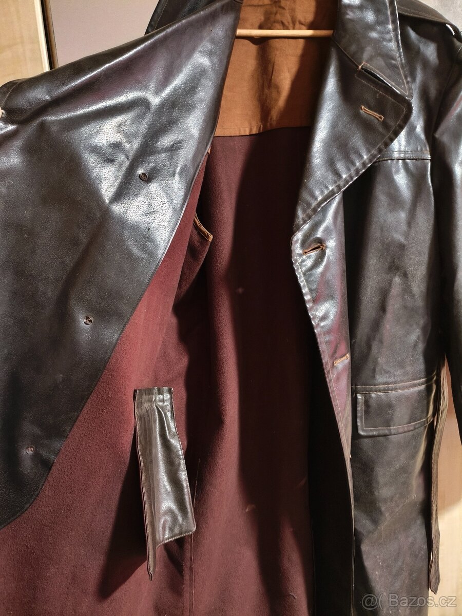 Kožený vojenský kabát - 2