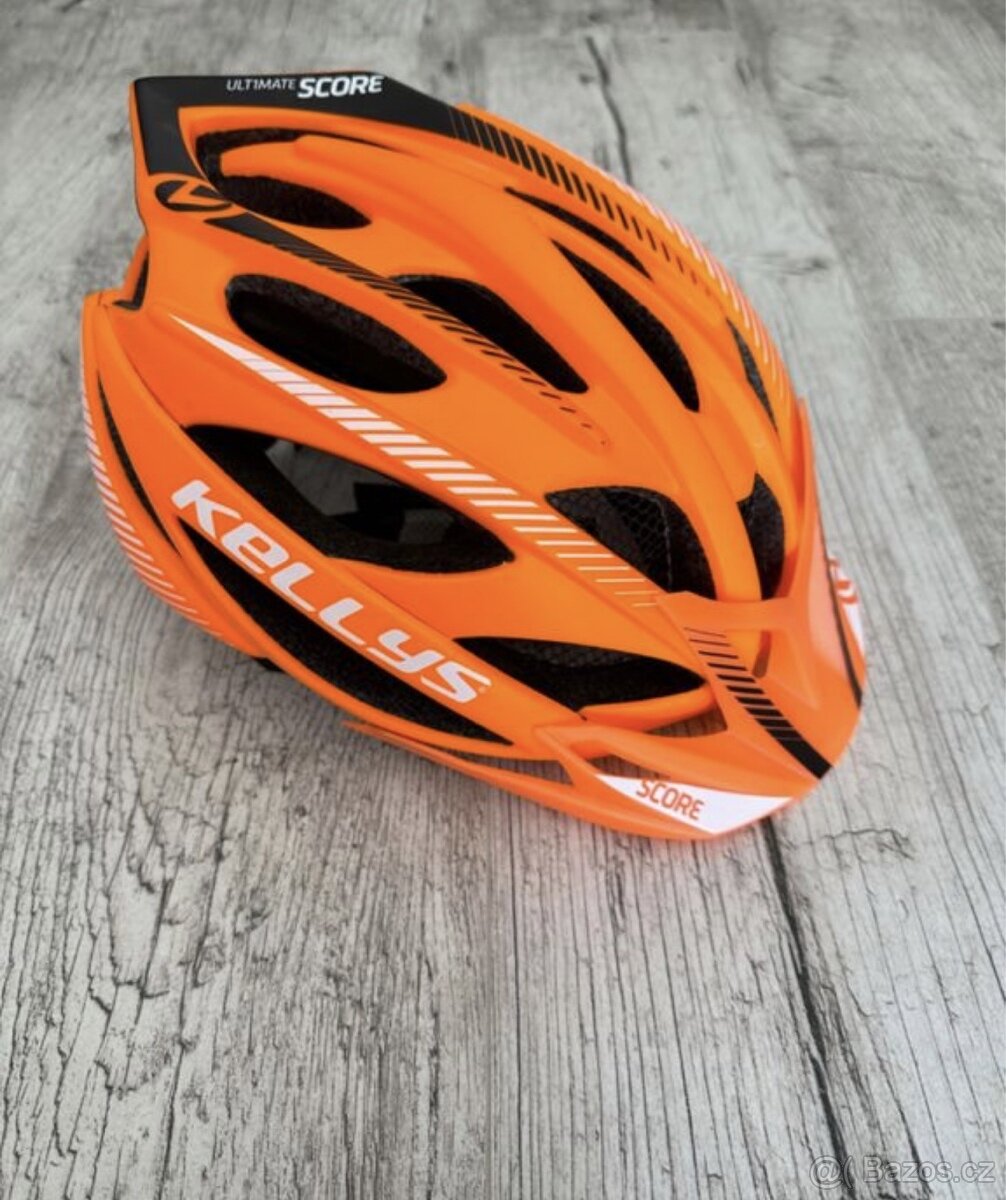 Set na cyklistiku přilba Kellys, brýle Uvex a dres - 2