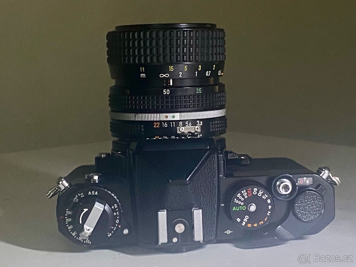 Nikon FE – černý, perfektní stav + Zoom Nikkor 35–70mm f/3,3 - 2