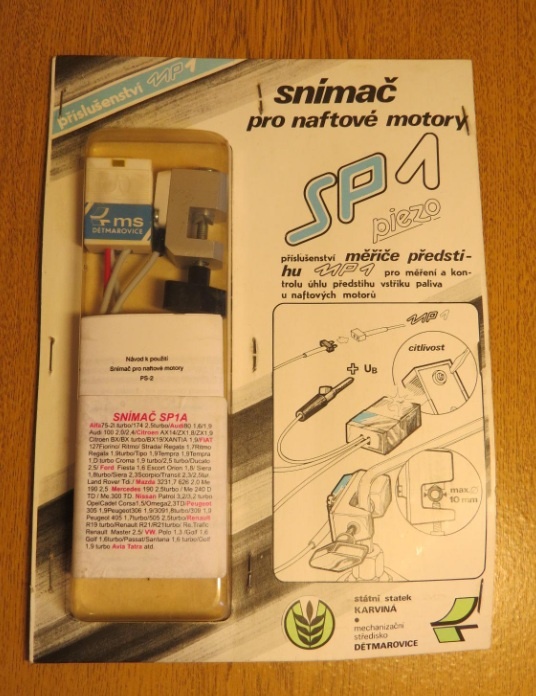 Stroboskopický piezo snímač SP1 - 2