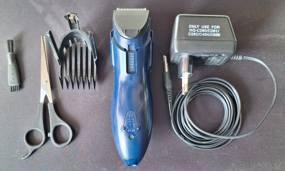 Holící strojek Philips HQ-C281 na náhradní díly + zdroj - 2
