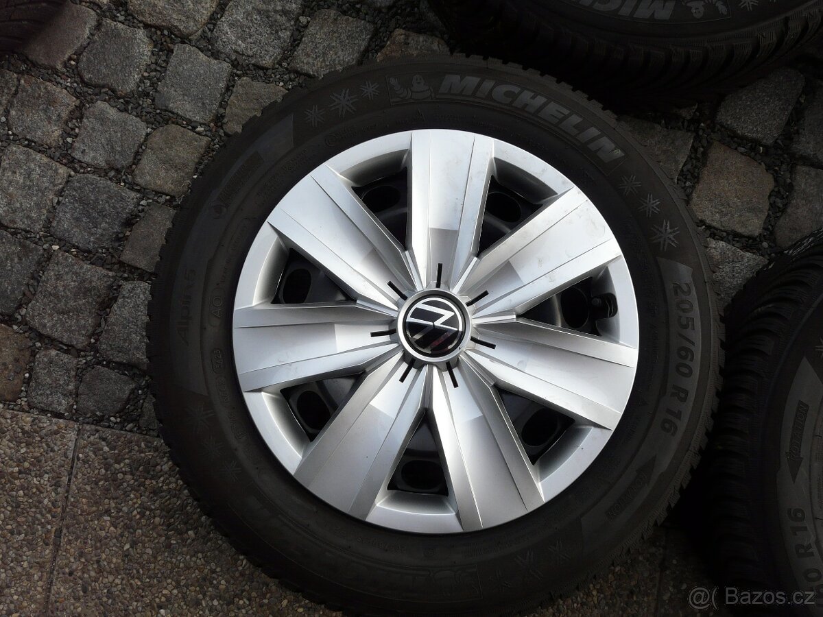 ZIMNÍ PNEU + DISKY 205/60R16 VW ŠKODA SEAT AUDI 16" - 2