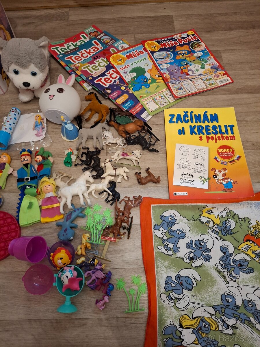 Hračky 50 Kusů, Barbie, štěkající pes, svítící lampa - 2