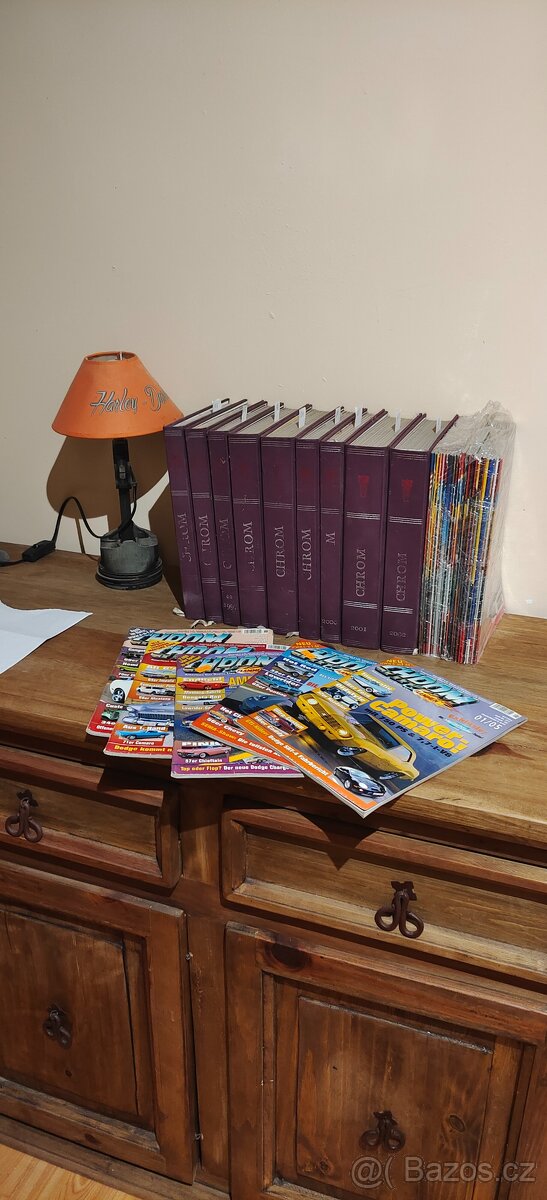 Chrom a plameny- německé originály - 2