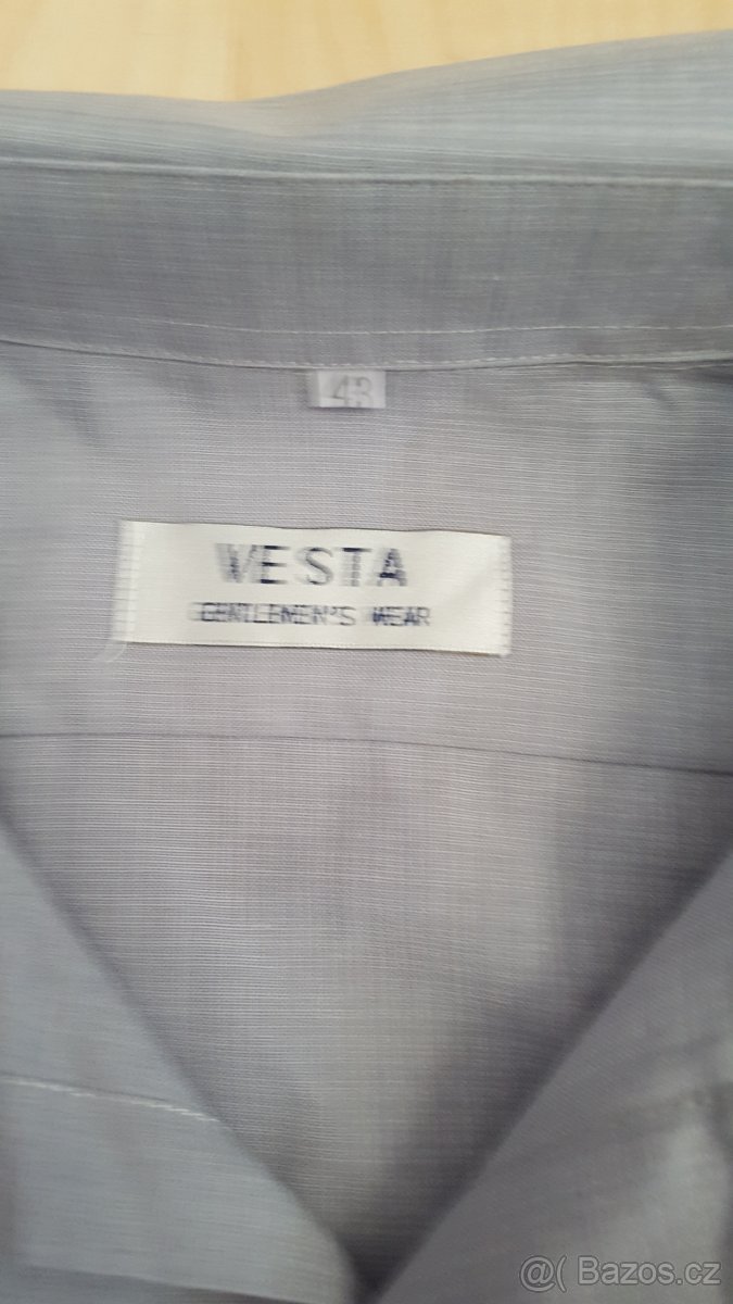 Pánska společenská košile dlouh.rukáv vel.43 - 2