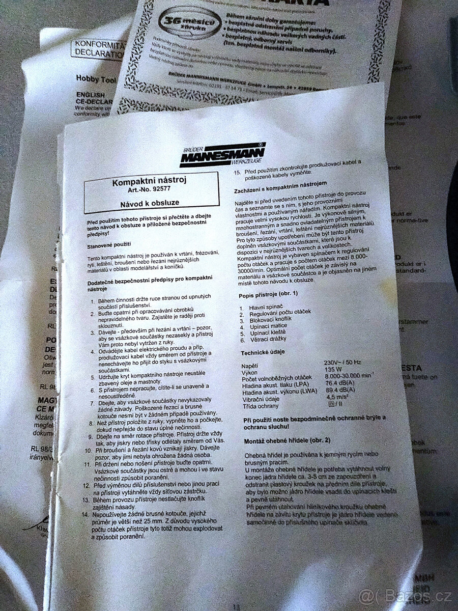 multifunkční Compact Tool 92577 Bruder Mannesmann - 2