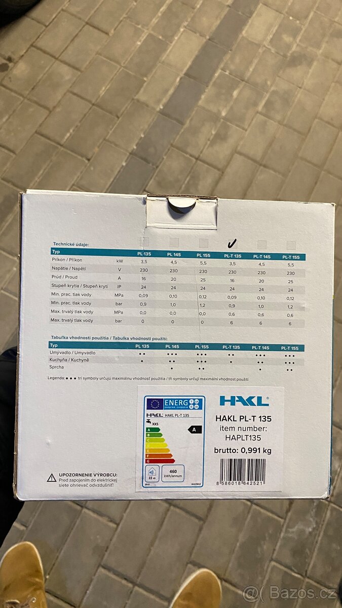 Průtokový ohřívač tlakový - 2