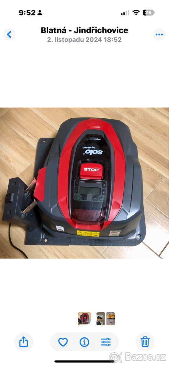 Robotická sekačka Al- Ko - 2