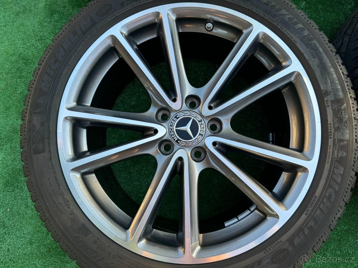 Originál alu kola Mercedes CLS 5x112 R18 zimní - 2