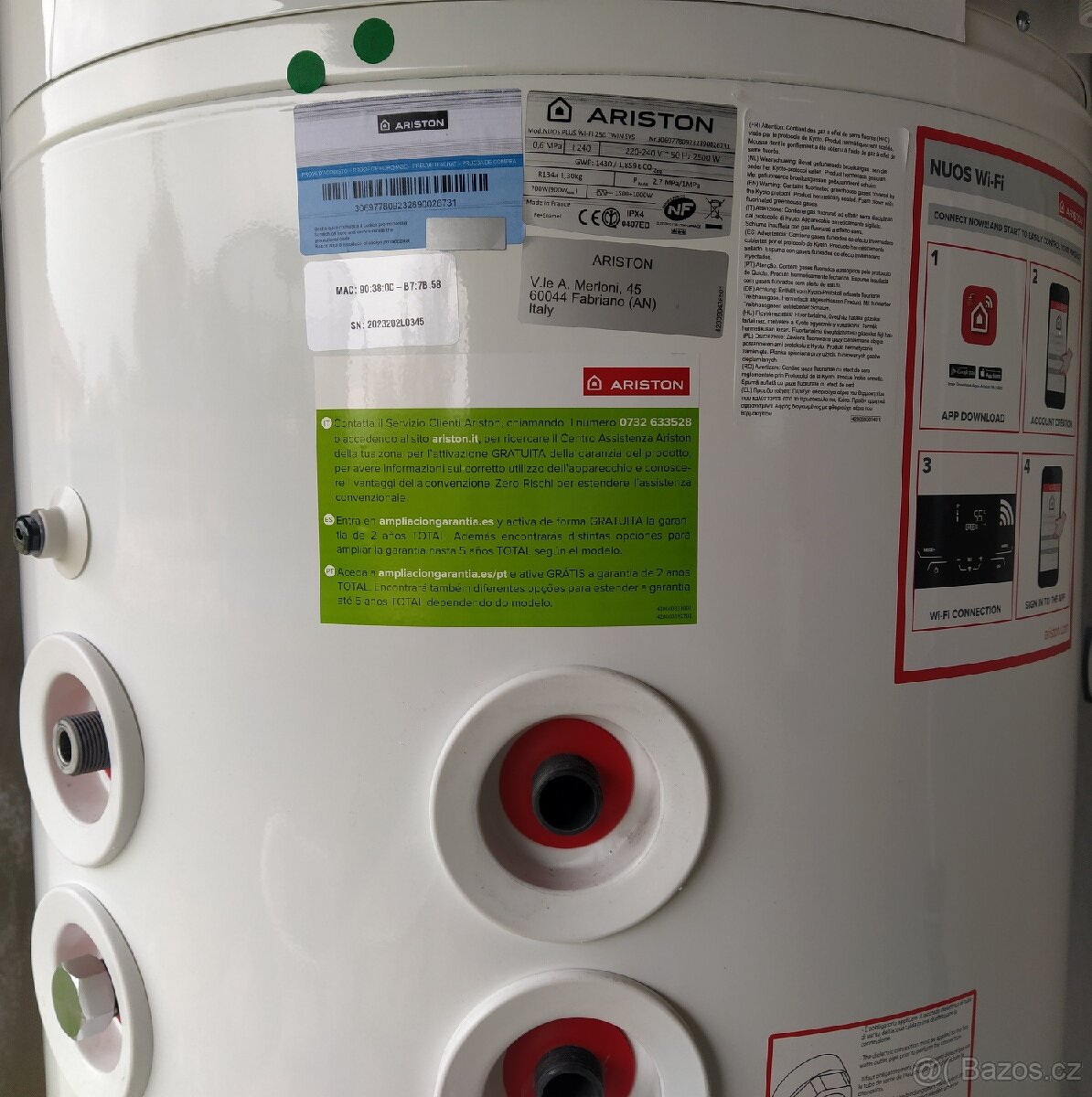 Ariston Nuos Plus Wi-Fi 250 Twin SYS - 2