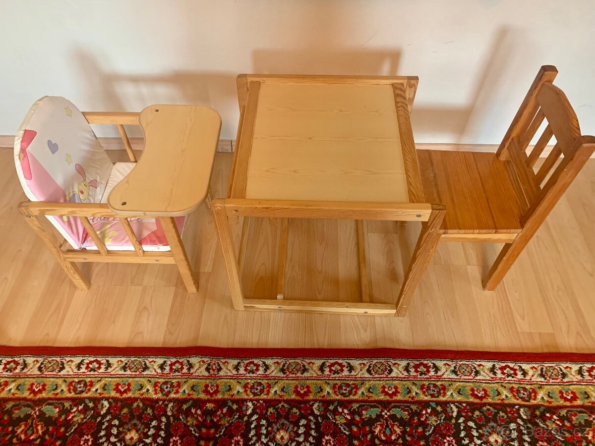 2 židle a stoleček - 2