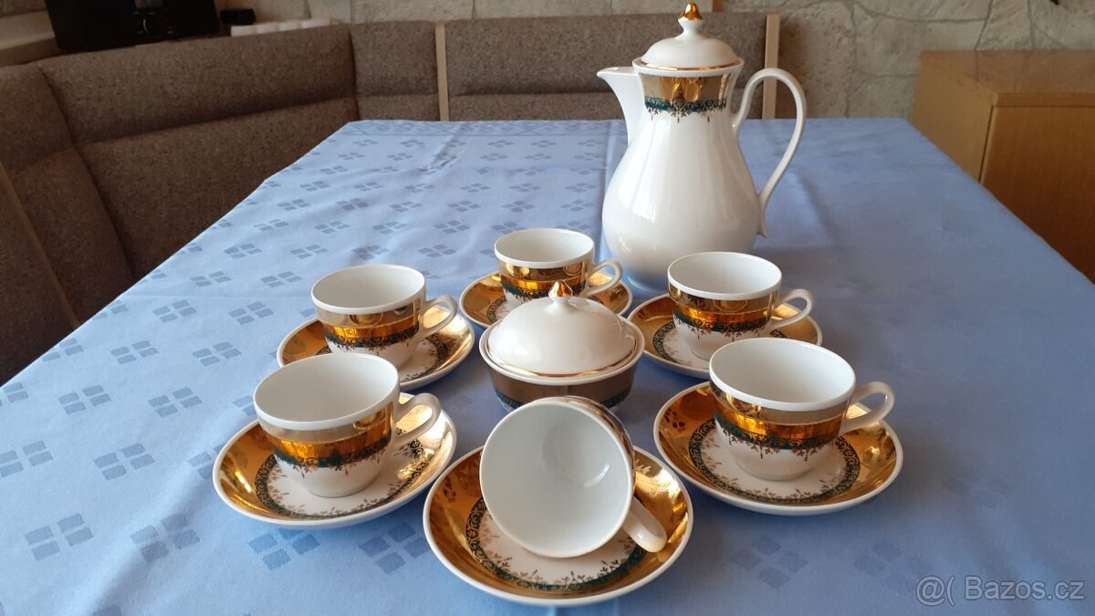 Mocca souprava - cukřenka + konvička - 2