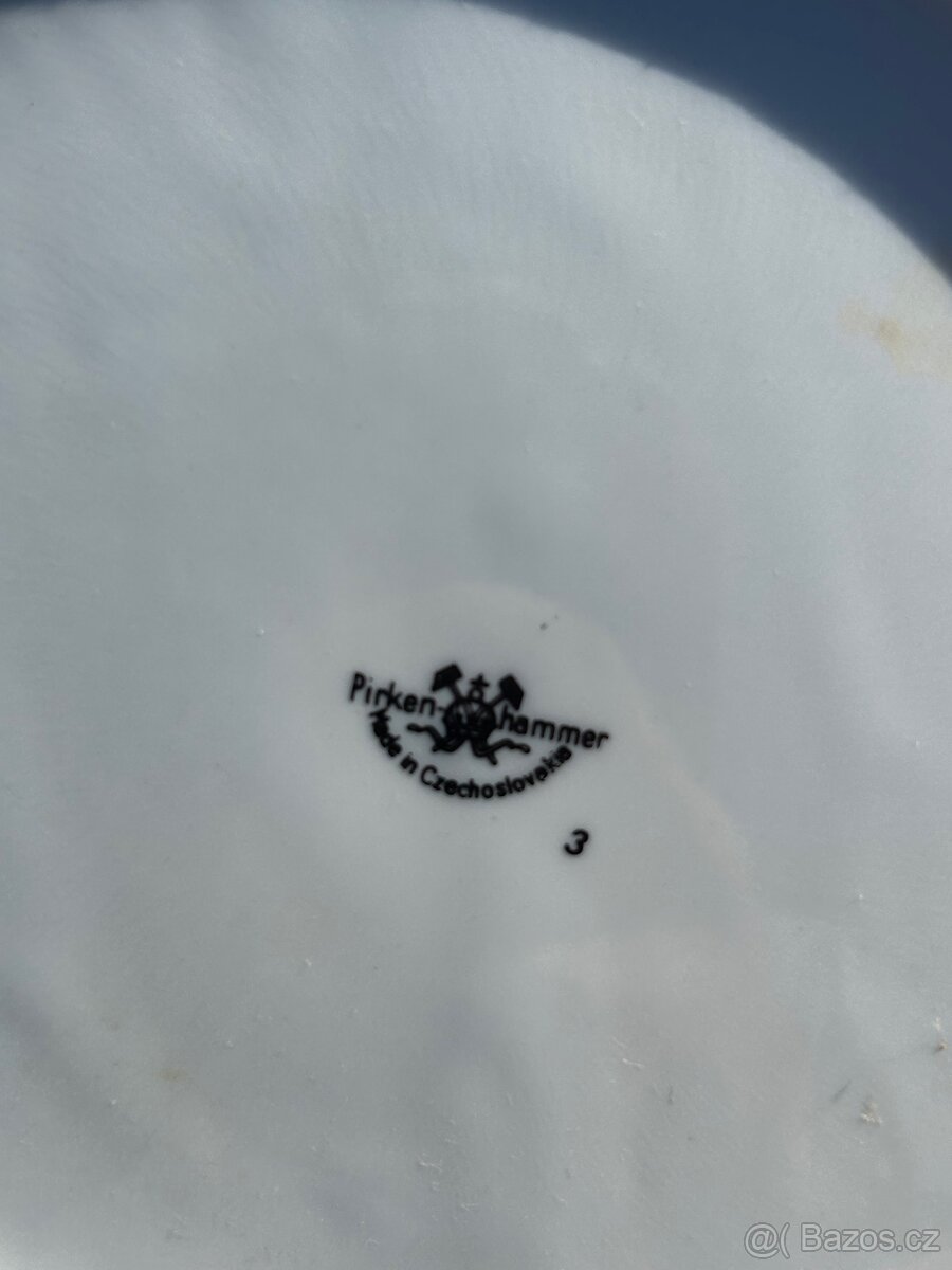 Porcelánový talíř Písek - 2