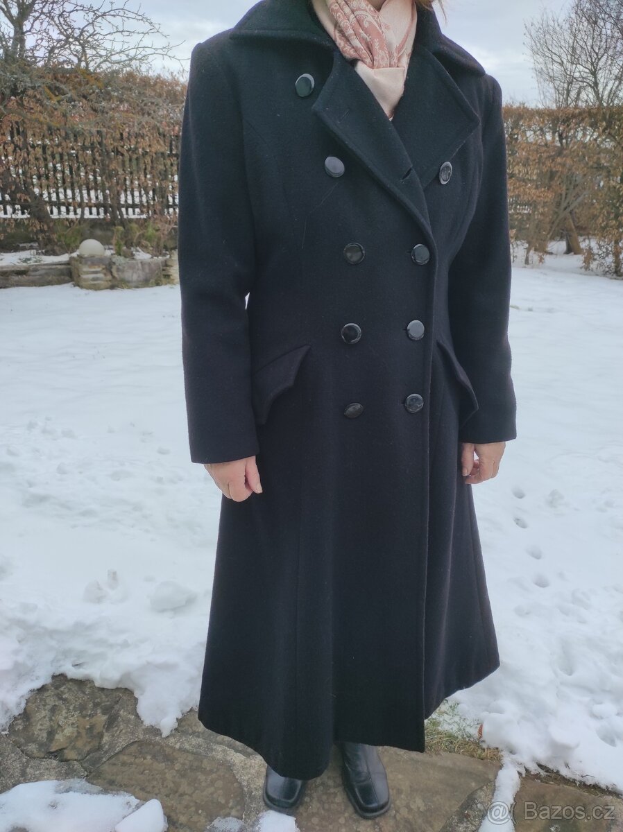 Zimní kabát černý - 2