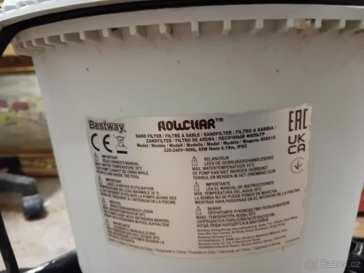 Bazénová filtrace písková - 2