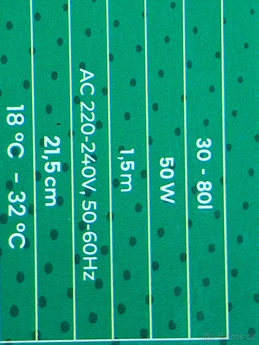 INVITAL SteadyHeat Compact 50W vnitřní topítko - 2