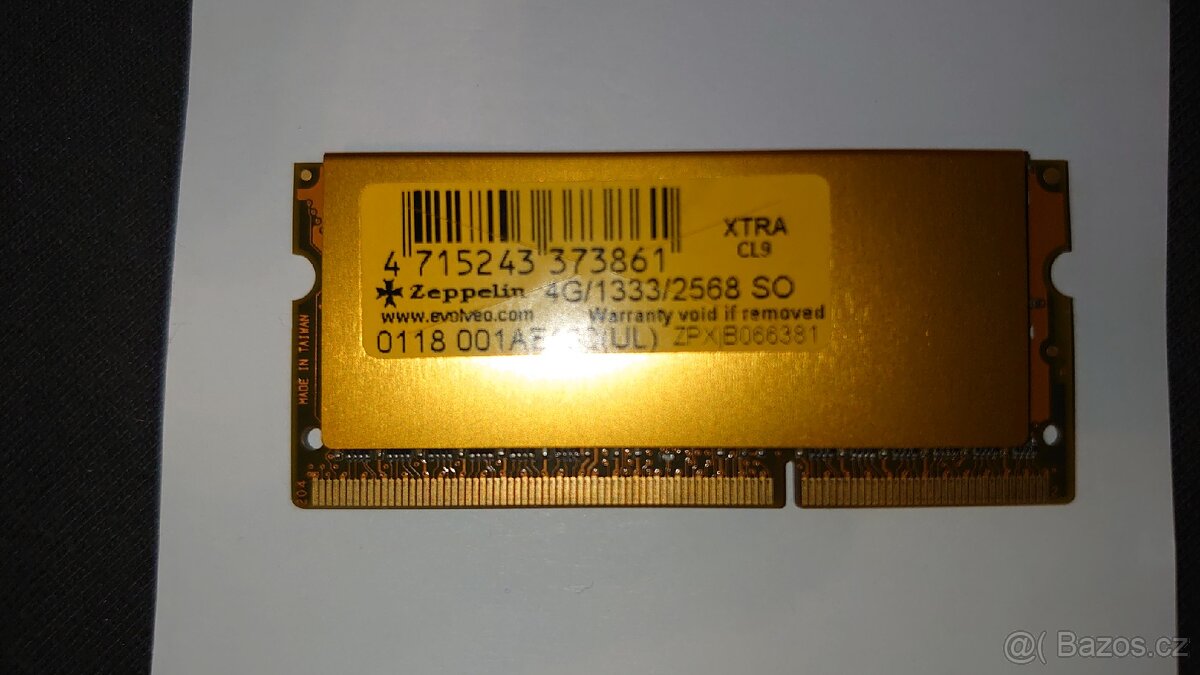 EVOLVEO Zeppelin SODIMM DDR3 4GB - 2