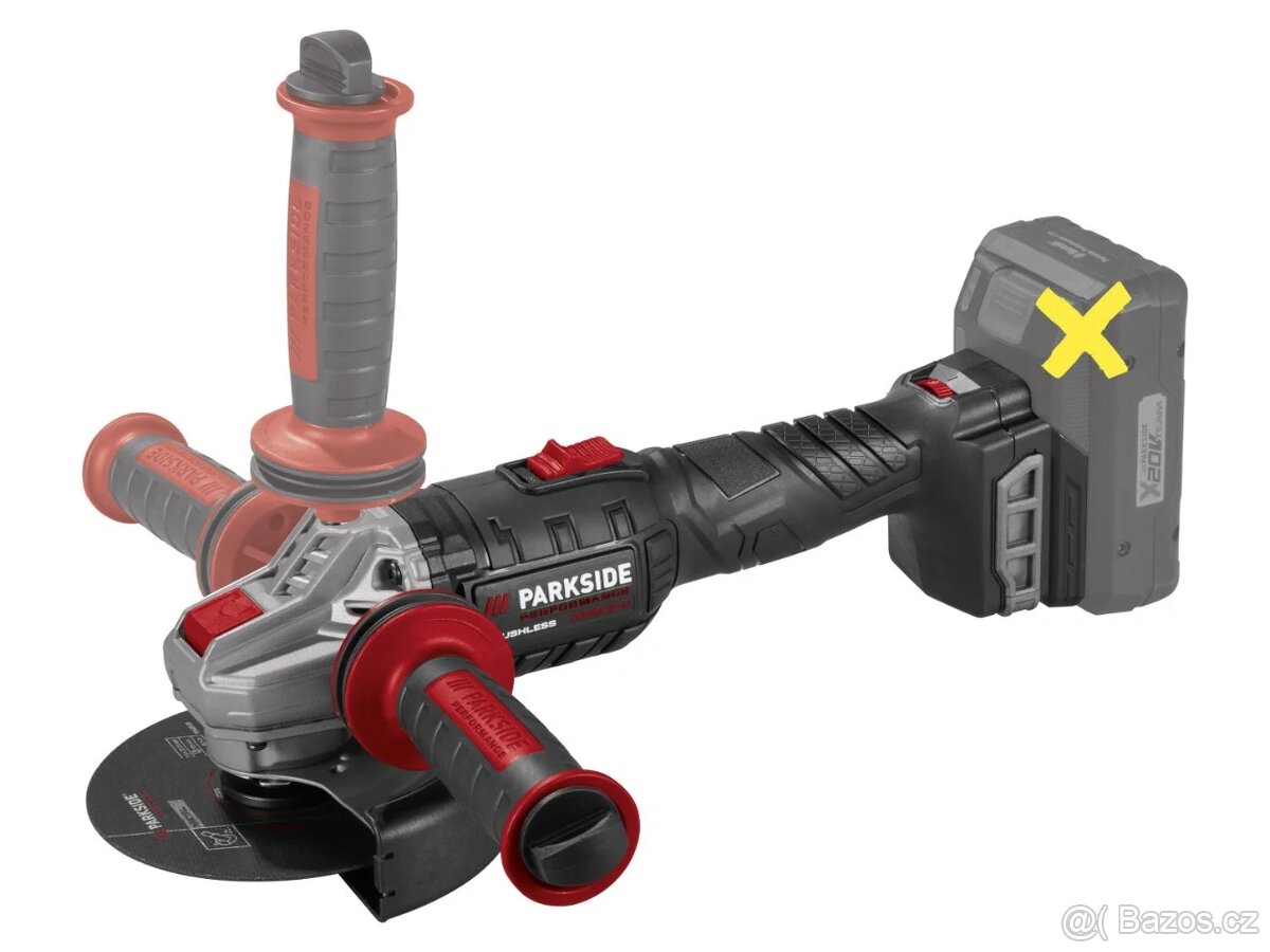 Nová flexa Parkside Performance PPWSA 20-Li A1 5let záruka A - 2