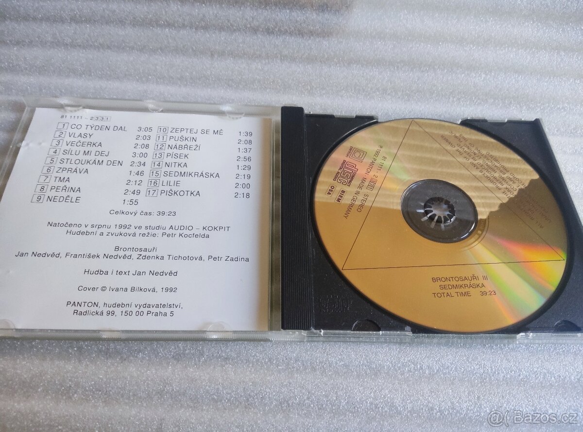 Cd - Brontosauři - Sedmikráska - 2